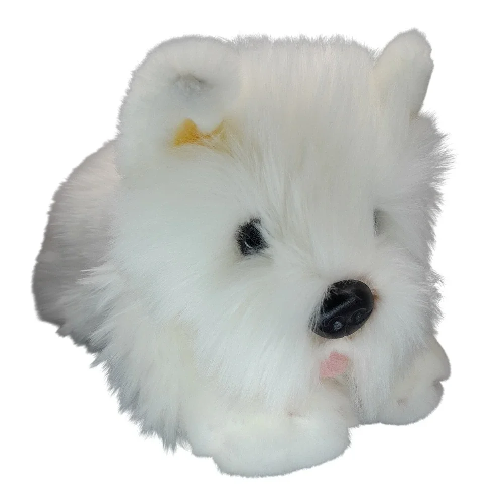 Keel Toys Signature Puppies Westie West Highland White Terrier Plush Dog White‎